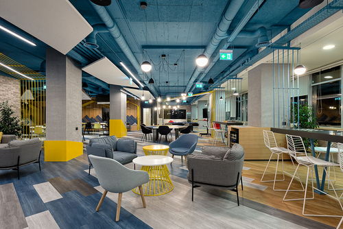 時尚辦公網 辦公設計 設計欣賞 靈動多變 塞爾維亞tech l05開發部門辦公室創新設計欣賞